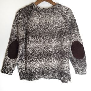 Ulla Johnson | Alpaca Merino Wool Elbow Patch Sweater Small